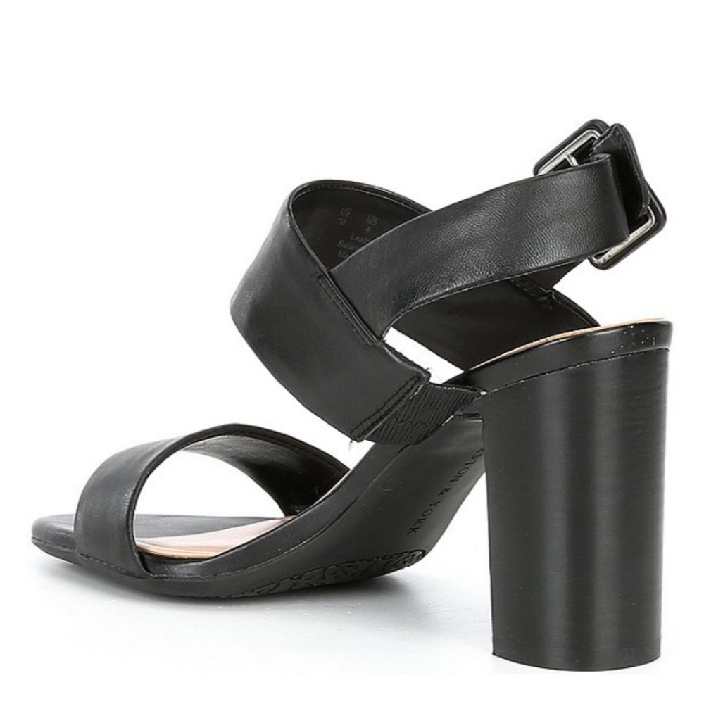 Preston & York Genuine Leather Mustard Heels - Picture 4 of 8
